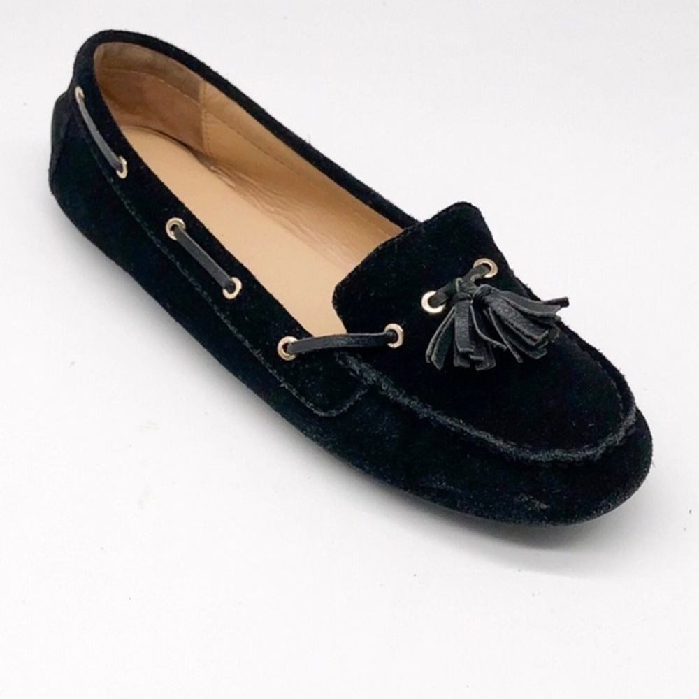 Talbots Everson Black Suede Driving Moccasin - image 1